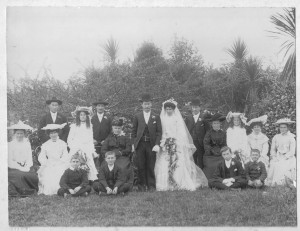 The wedding of Edmund Garrett Tregurtha &  Rosetta Clarissa Green, 1904