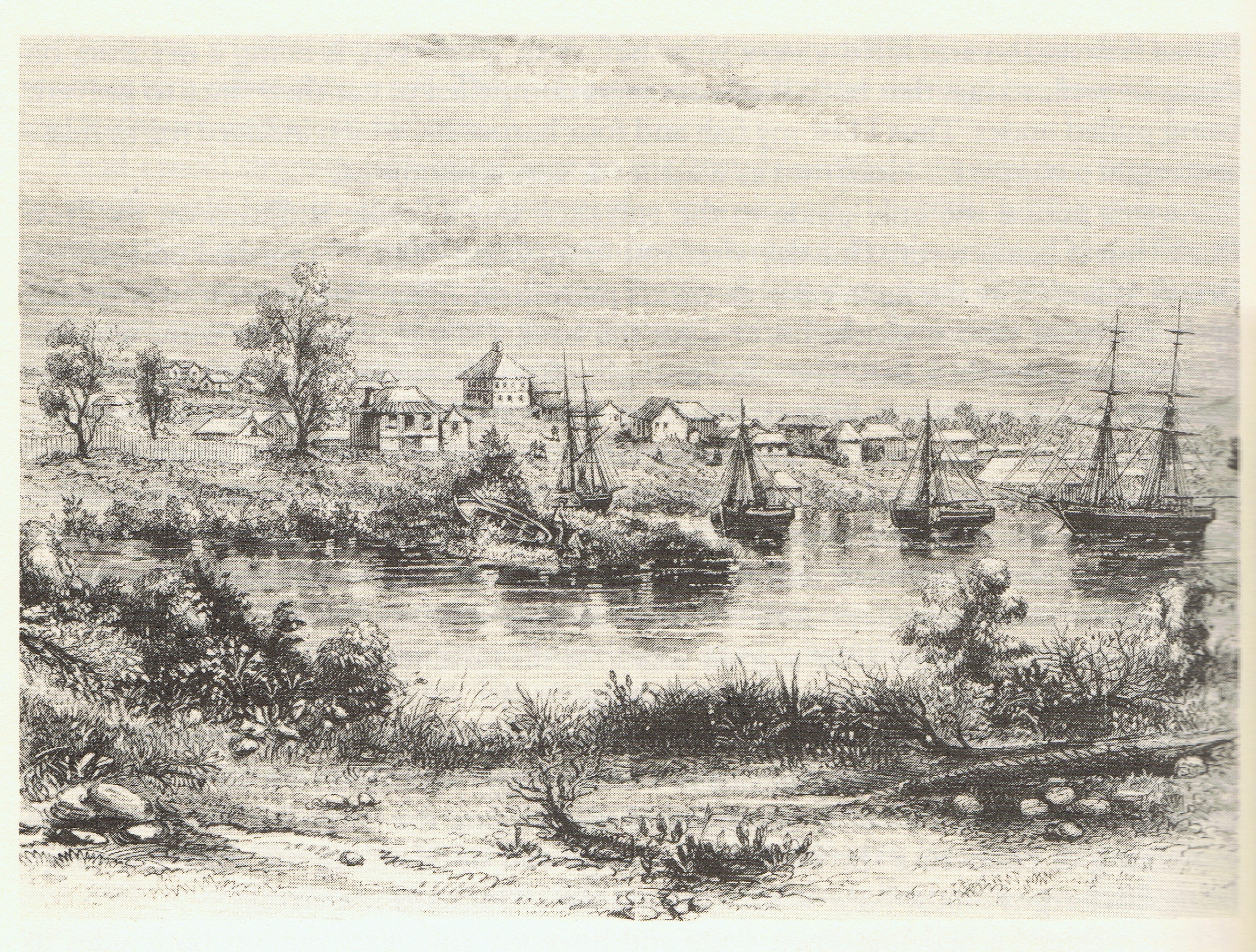 Melbourne in 1840:  from the original sketch by Mr. G. H. Haydon